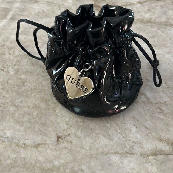 GUESS Black Drawstring Jewelry Bag - Picture 1 of 3